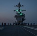 USS Gerald R. Ford Nighttime Underway Replenishment