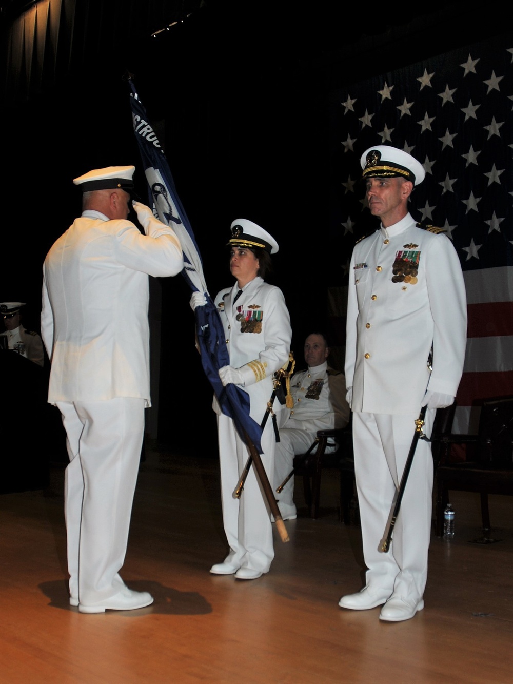 Naval Construction Training Center Change of Command