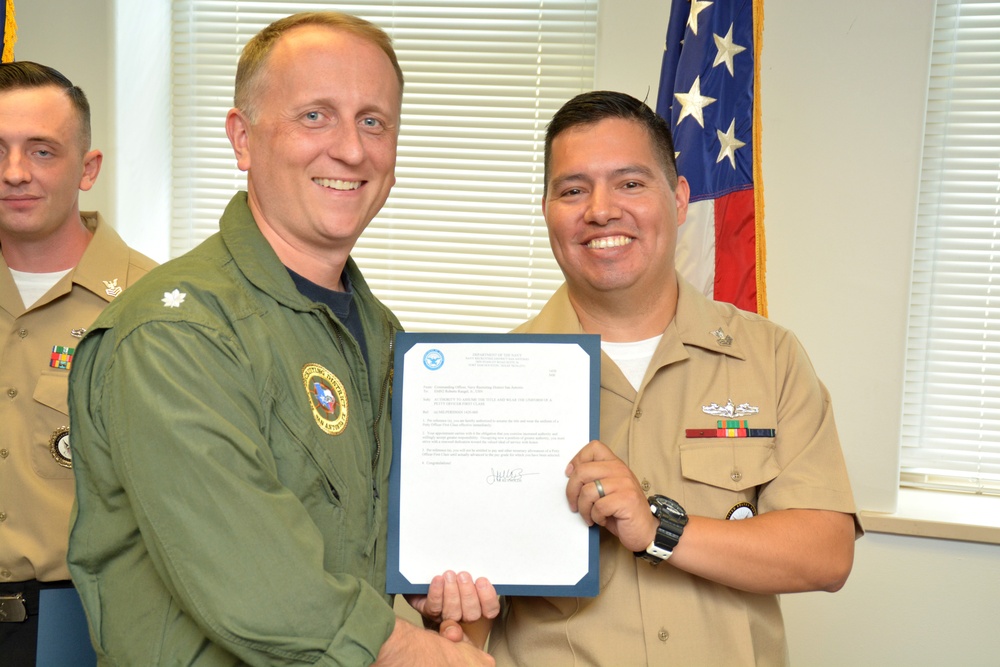 Houston Native promoted to Petty Officer First Class