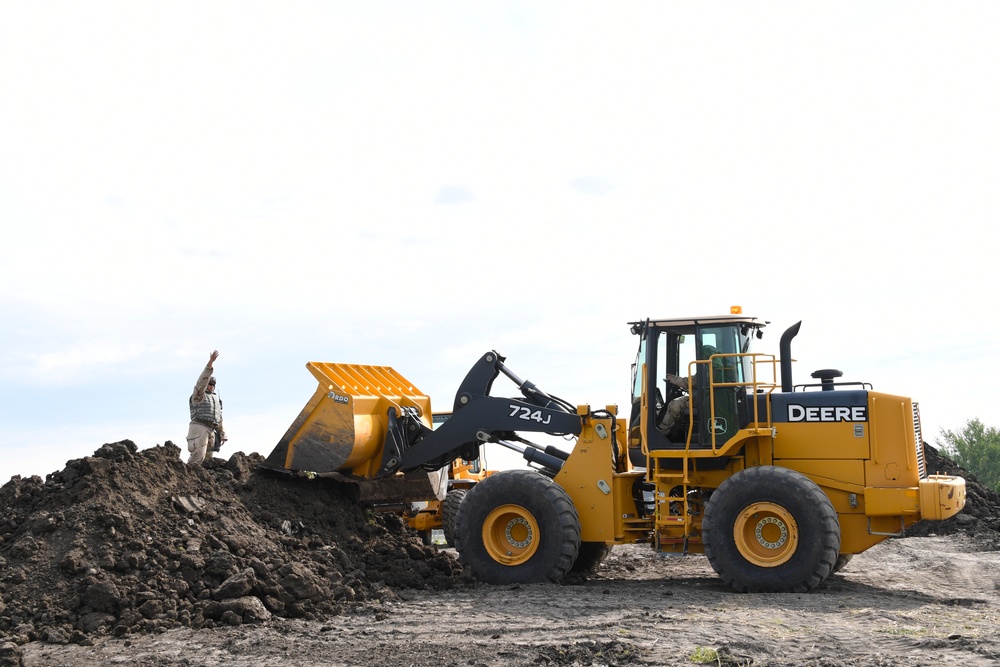 319 CES practices their war-time mission at Fargo ANG Base