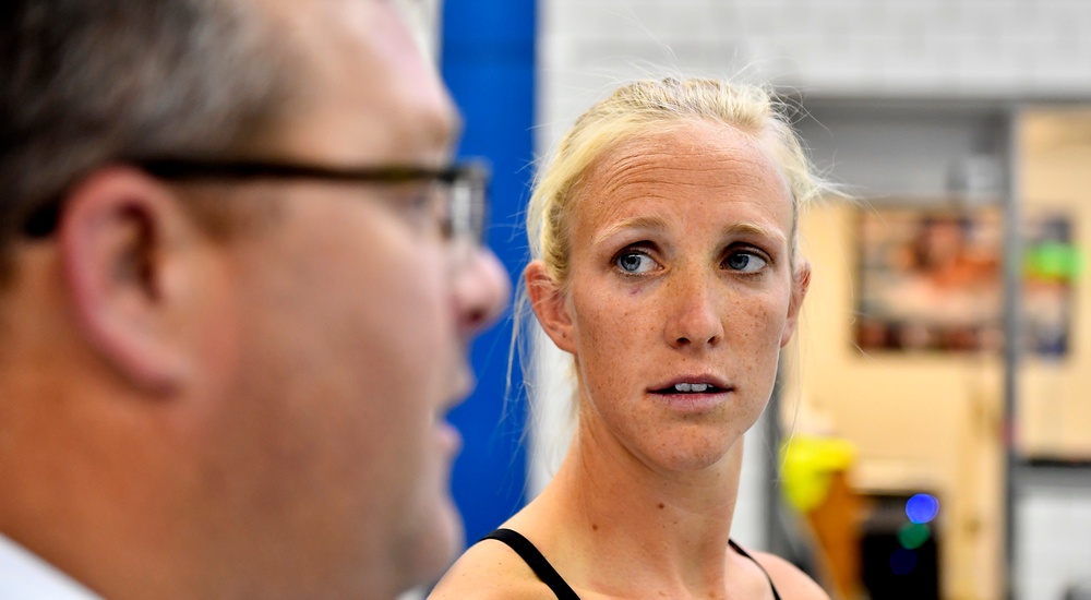 2018 DoD Warrior Games Air Force Swimming Practice