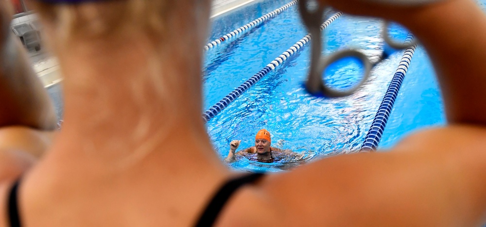 2018 DoD Warrior Games Air Force Swimming Practice