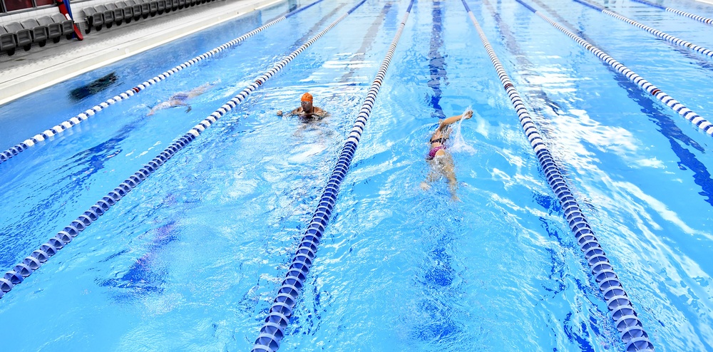 2018 DoD Warrior Games Air Force Swimming Practice