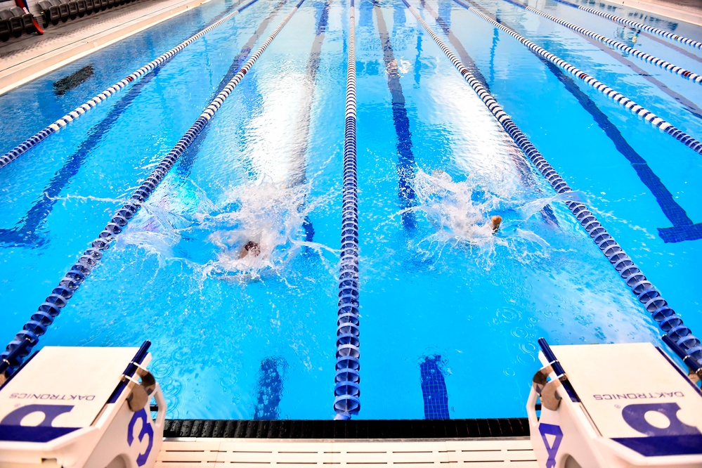 2018 DoD Warrior Games Air Force Swimming Practice