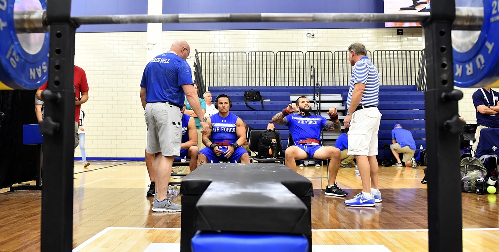 2018 DoD Warrior Games Air Force Power Lifting