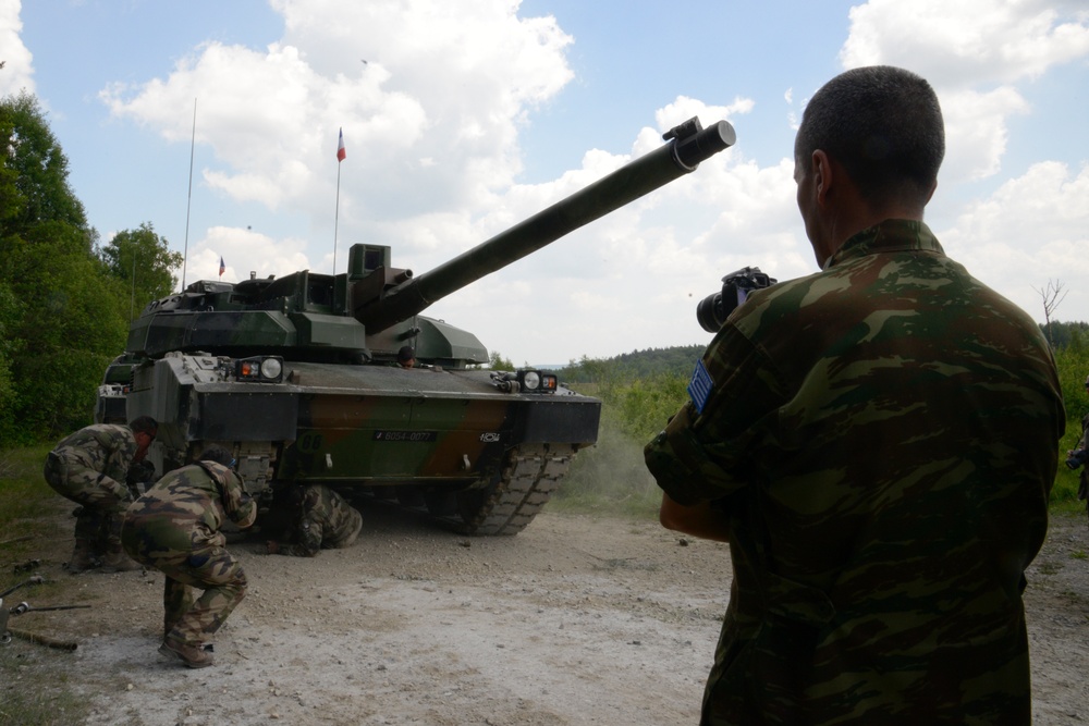 Strong Europe Tank Challenge MEDEVAC with French Soldiers