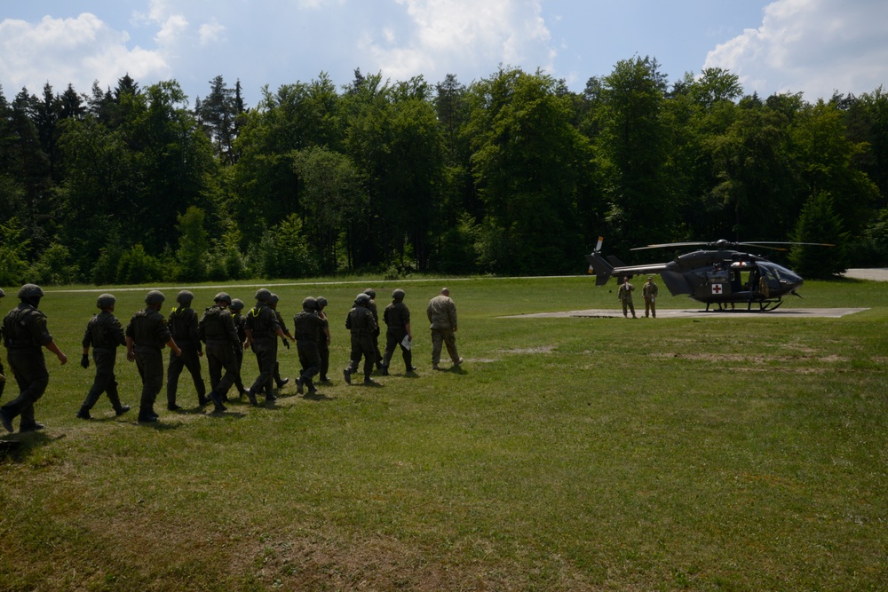Strong Europe Tank Challenge MEDEVAC with Austrian Soldiers