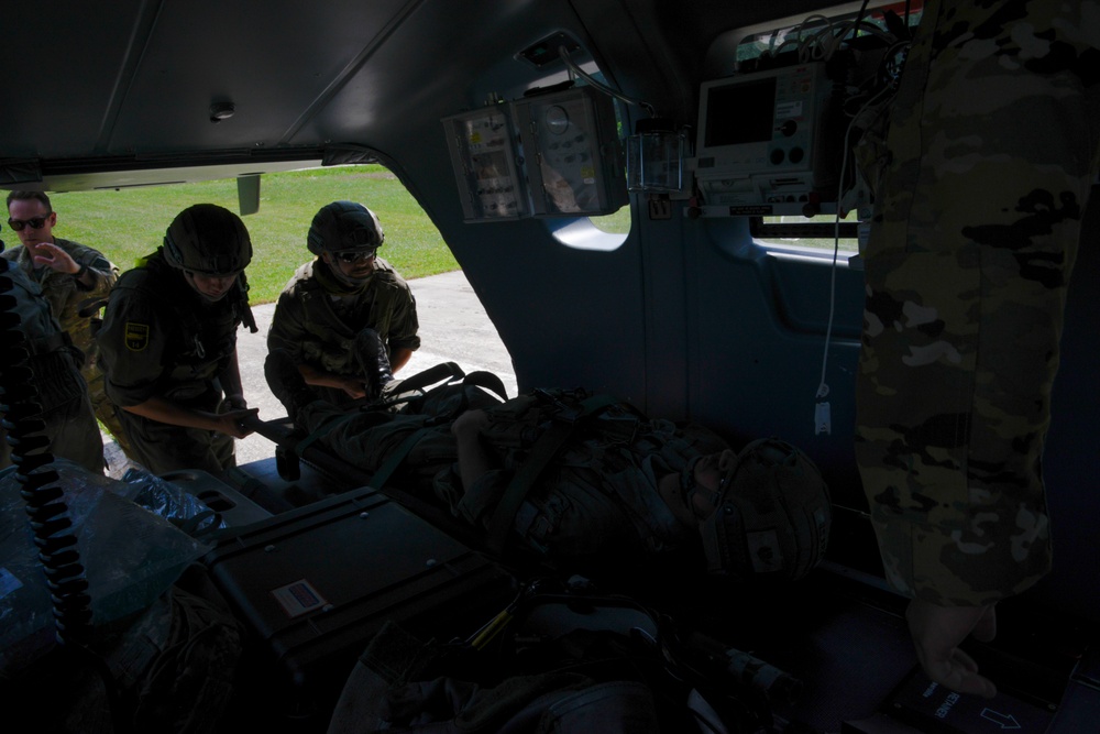Strong Europe Tank Challenge MEDEVAC with Austrian Soldiers
