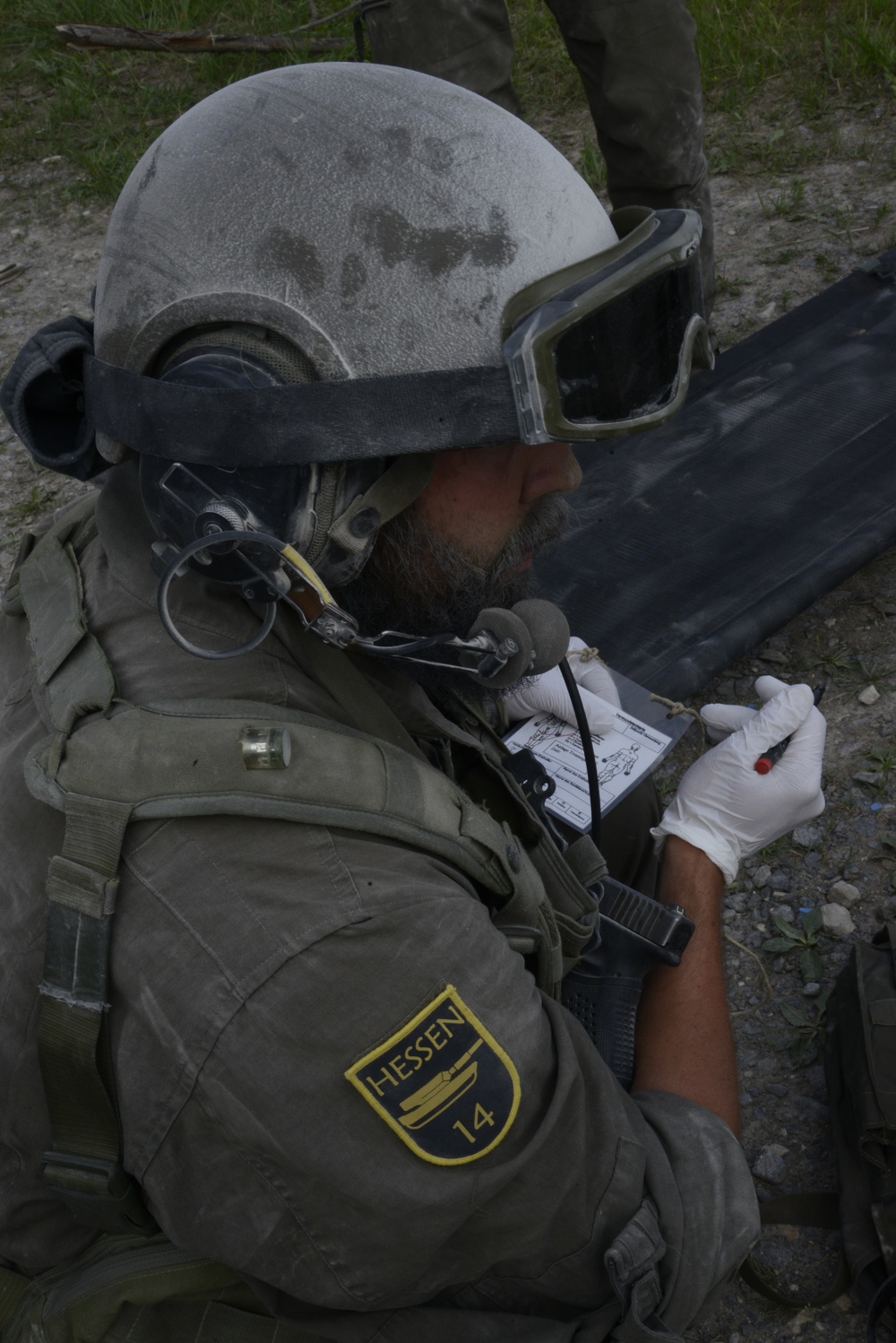 Strong Europe Tank Challenge MEDEVAC with Austrian Soldiers