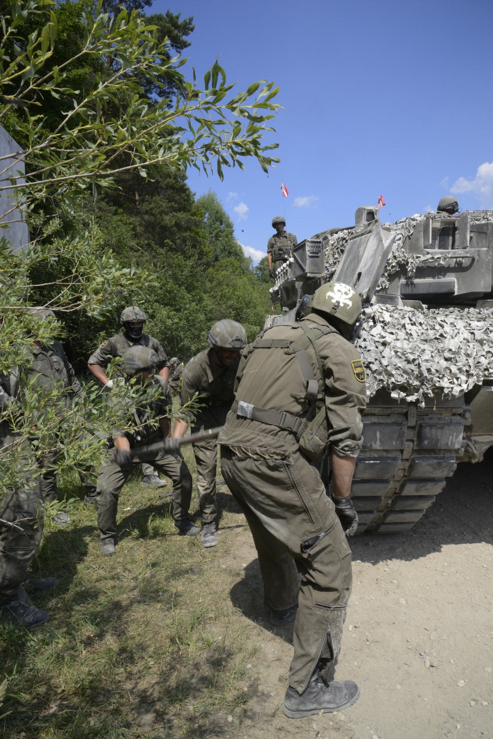 Strong Europe Tank Challenge MEDEVAC with Austrian Soldiers