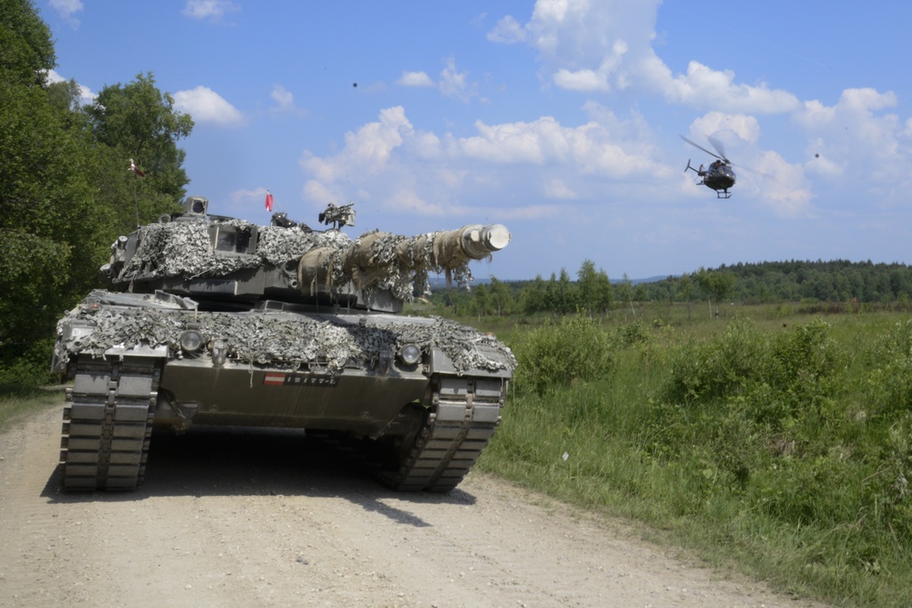 Strong Europe Tank Challenge MEDEVAC with Austrian Soldiers