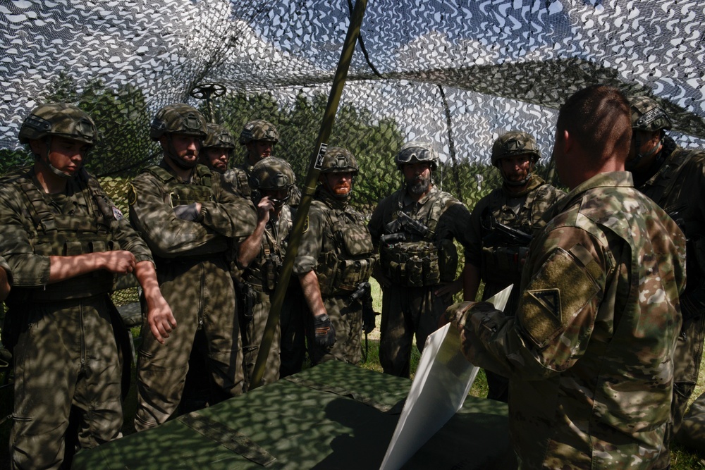 Strong Europe Tank Challenge Precision Driving Course with Austrian Soldiers