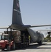 Fly Away Security Team Provides Security for a C-130 while Loading and Unloading Equipment