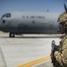 Fly Away Security Team Provides Security for a C-130 while Loading and Unloading Equipment