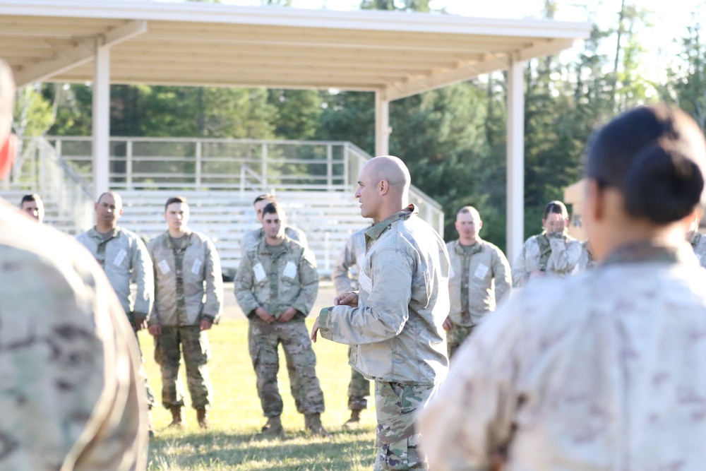 Soldiers from the 1463rd are Trained on Combatives