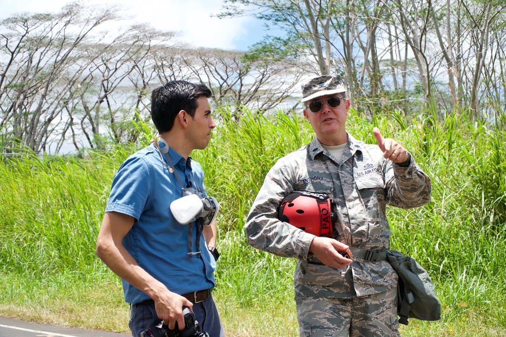 Hawaii National Guard works with Local and National Media Outlets