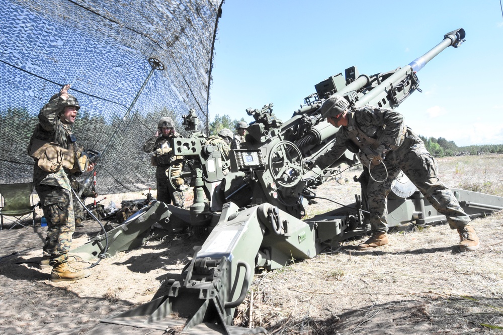 Saber Strike 18 live fire exercise