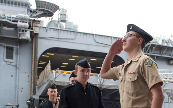 NJROTC Cadets Visit the USS Bonhomme Richard (LHD 6)