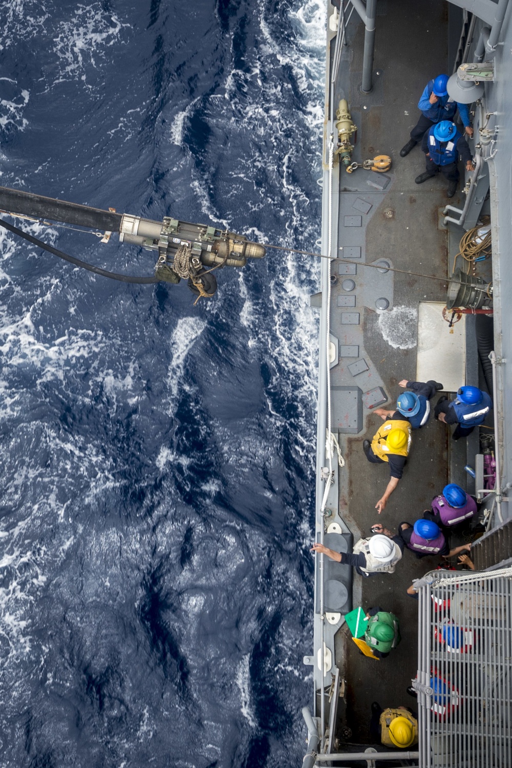 USS Chancellorsville Conducts Replenishment-at-Sea