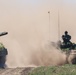 Polish soldiers kick the dust up during Saber Strike 18