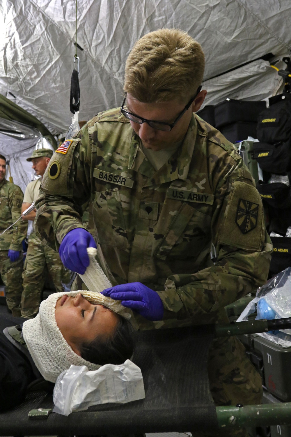 1171st Area Medical Support Company validates during mass casualty exercise in Poland