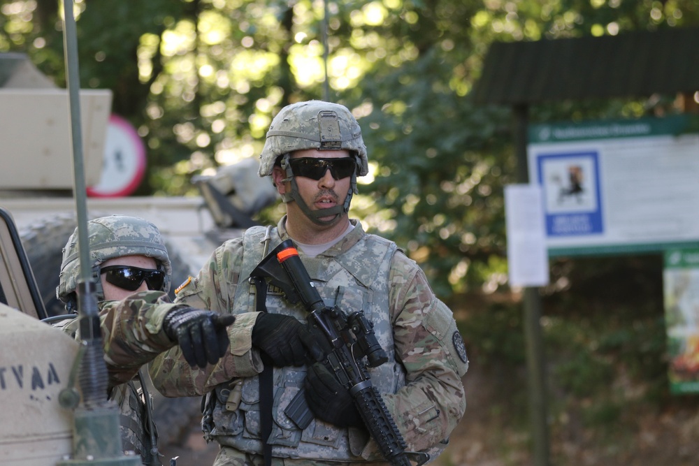 46th MP Company trains in Poland