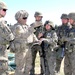 U.S. Army Staff Sgt. explains tactics to Polish Army soldiers