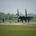 F-15 catches the barrier in preparation for 2018 Thunder of Niagara