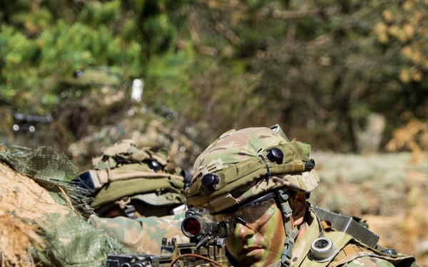 U.S. Army ROTC cadet trains in Latvia