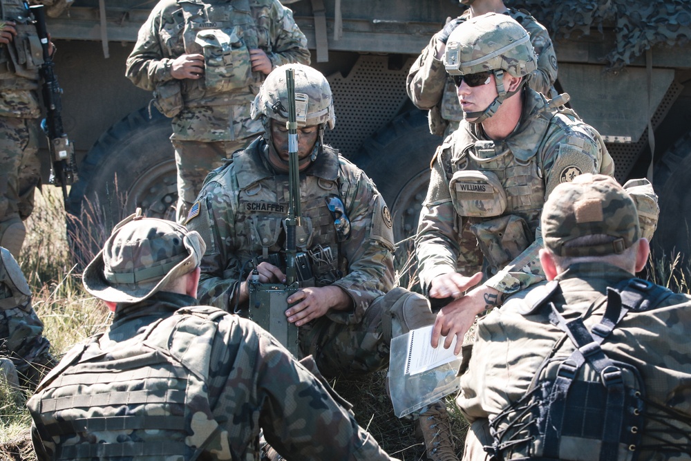 U.S., Polish Army Train Together During Saber Strike 18