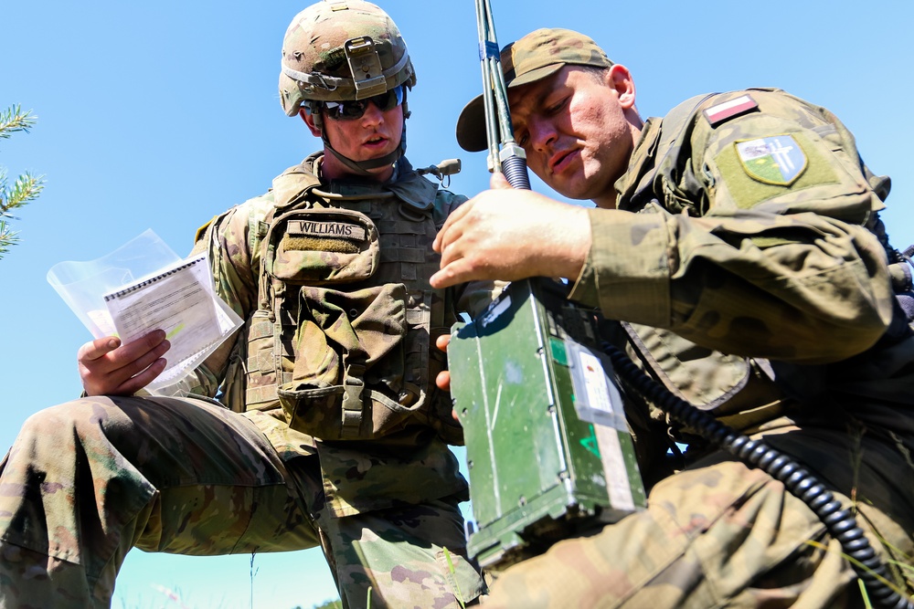 U.S., Polish Army Train Together During Saber Strike 18