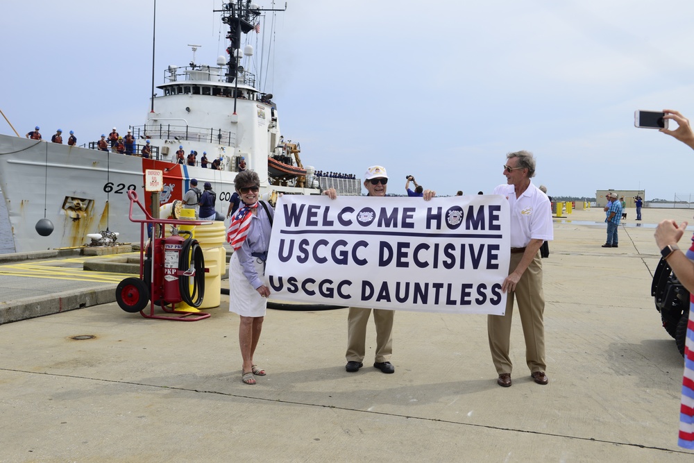 Coast Guard Cutter Decisive changes homeport