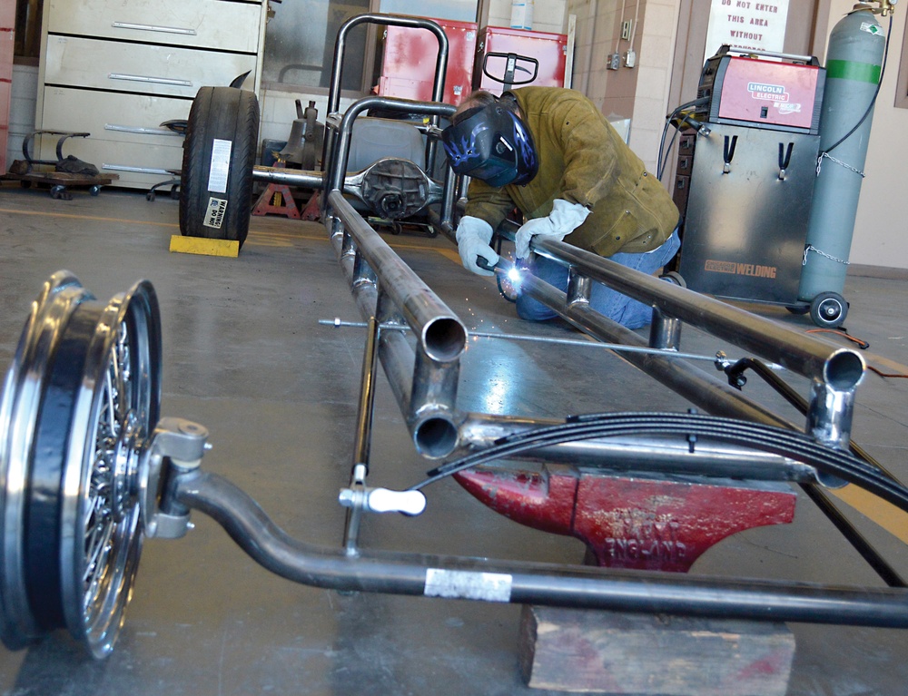 Auto Skills Center staff builds hot rod