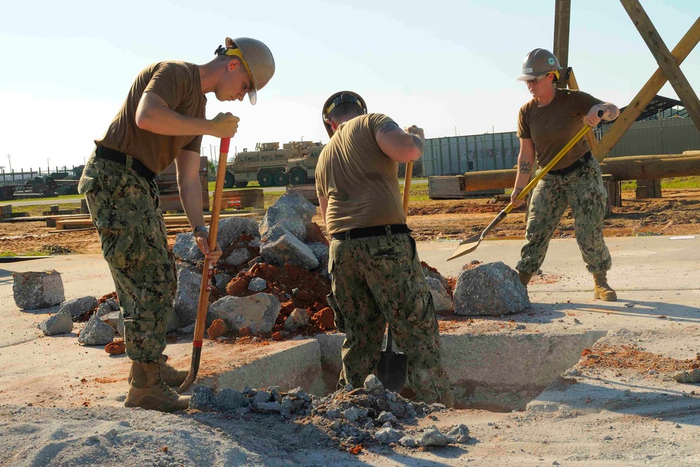 NMCB 1 Airfield Damage Repair