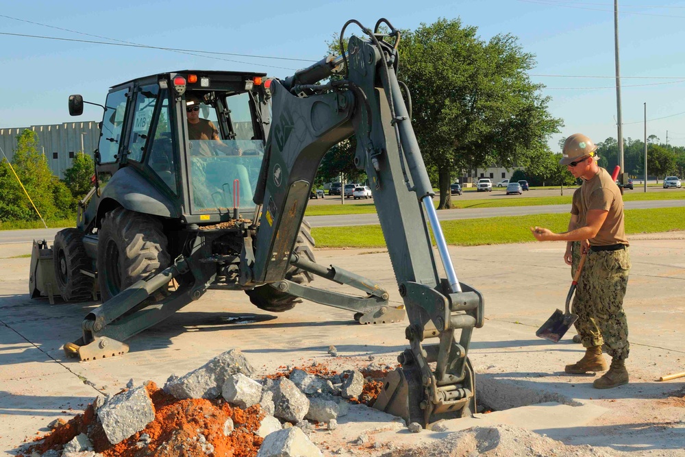 NMCB 1 Airfield Damage Repair