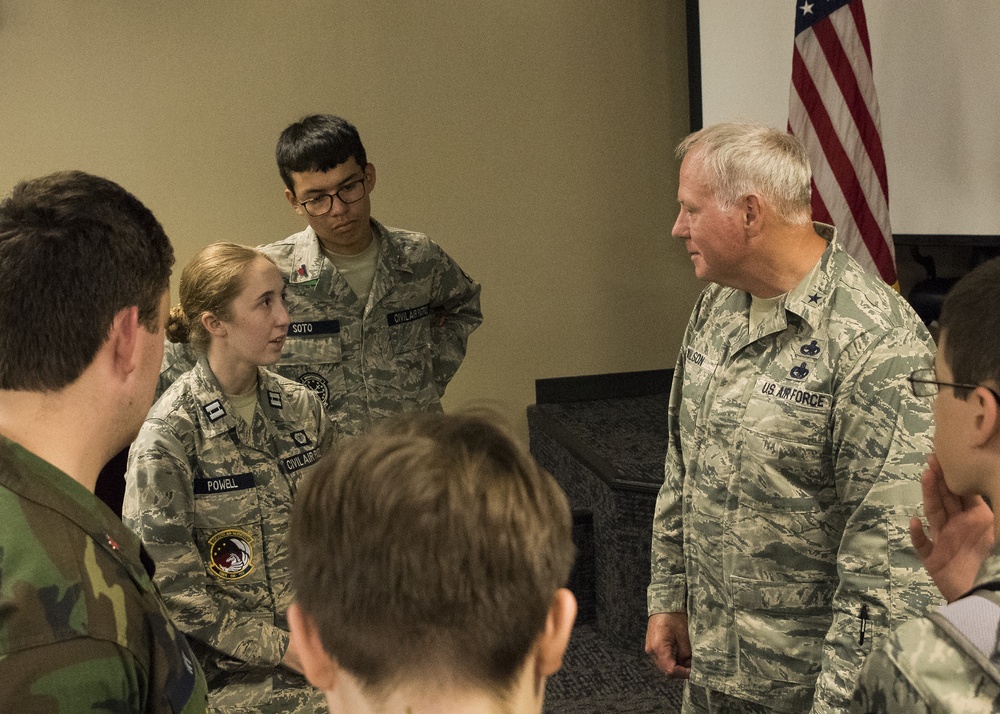 Civil Air Patrol cadets visit 188th Wing