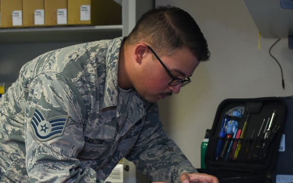 823rd RED HORSE Squadron communications keep Airmen connected