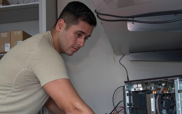 823rd RED HORSE Squadron communications keep Airmen connected