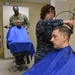 Sailors Recieve Haircuts