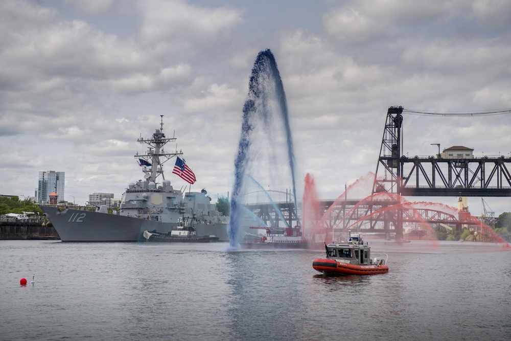 US Navy Ships Arrive for Rose Festival