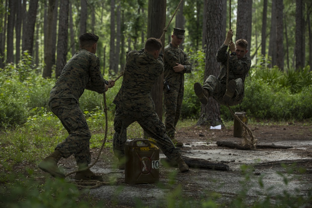 U.S. Marines Tackle the Leadership Reaction Course