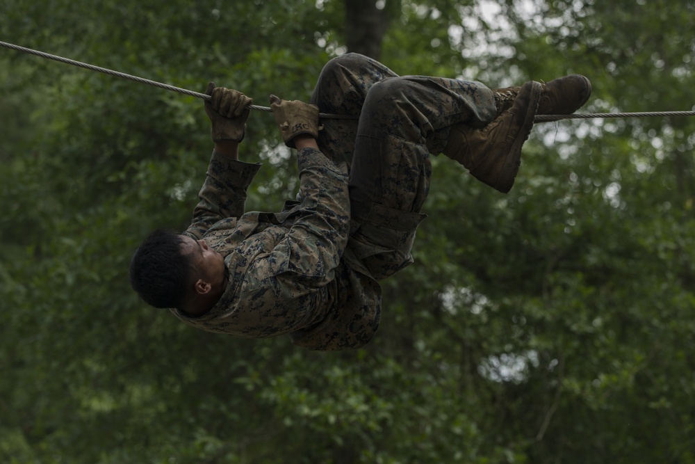U.S. Marines Tackle the Leadership Reaction Course