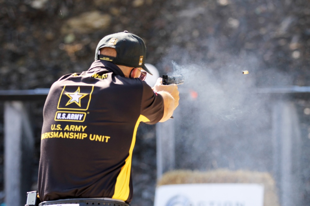Army Soldier wins Multigun Match and Bianchi Cup