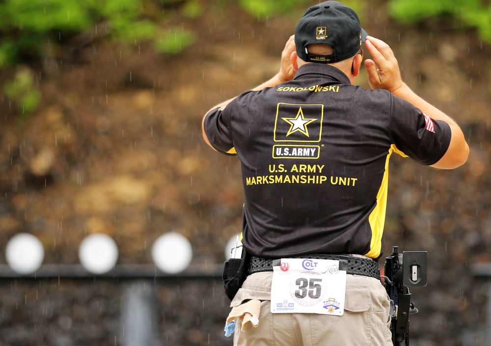 USAMU Soldier makes shooting sports history-all while in the rain