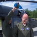Alaska State command chief takes fini flight