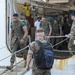 Service Members disembark USNS Mercy in Okinawa