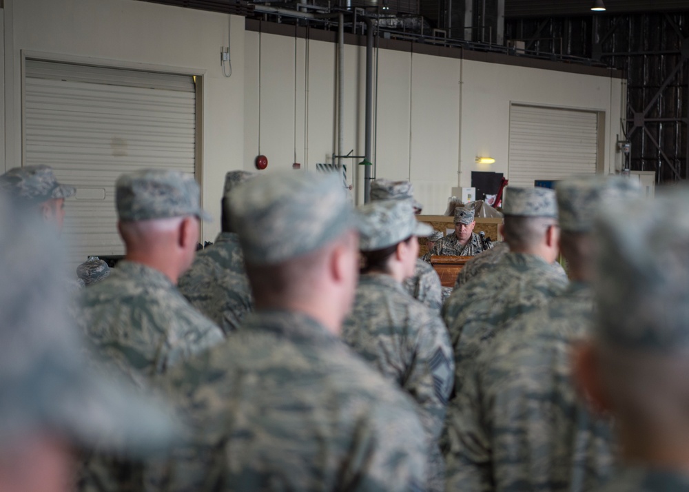 The 35th Maintenance Squadron change of command