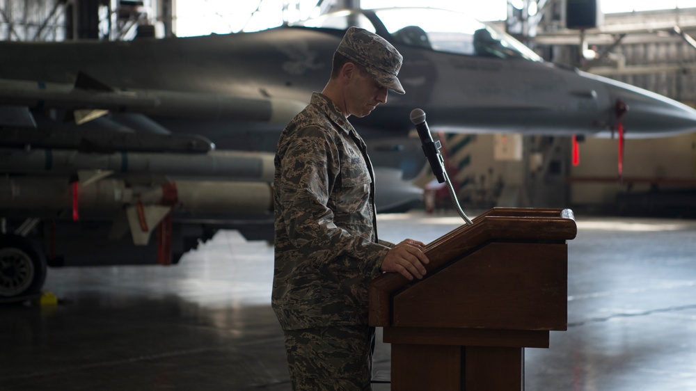 The 35th Maintenance Squadron change of command