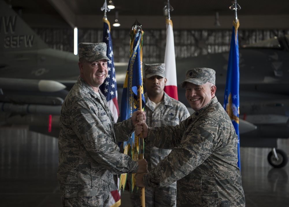 The 35th Maintenance Squadron change of command