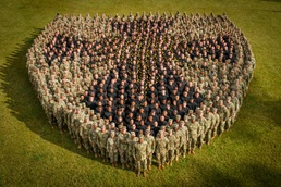 8th TSC Creates Living Insignia